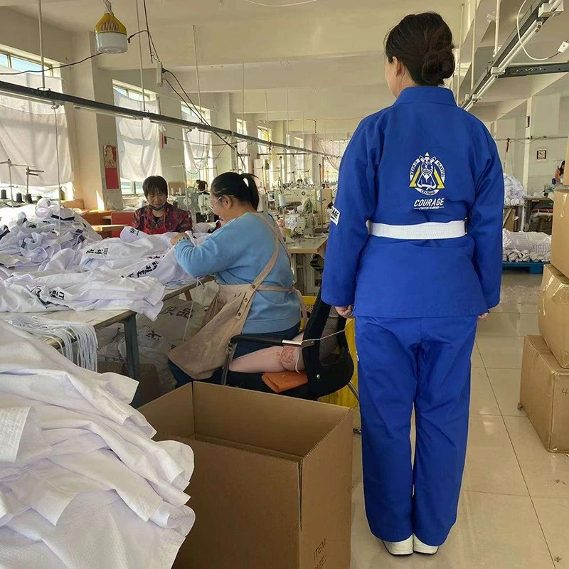 Blue Judo Gis factory